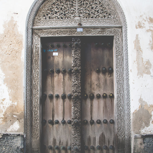 Doors of Zanzibar artwork for wall decor South Africa. Delivery worldwide