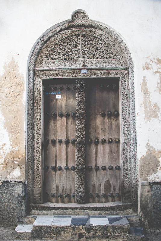 Doors of Zanzibar artwork for wall decor South Africa. Delivery worldwide
