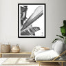 B/w Banana leaf 4