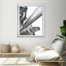 B/w Banana leaf 4