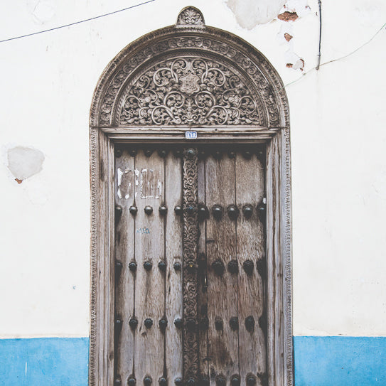 Doors of Zanzibar artwork for wall decor South Africa. Delivery worldwide