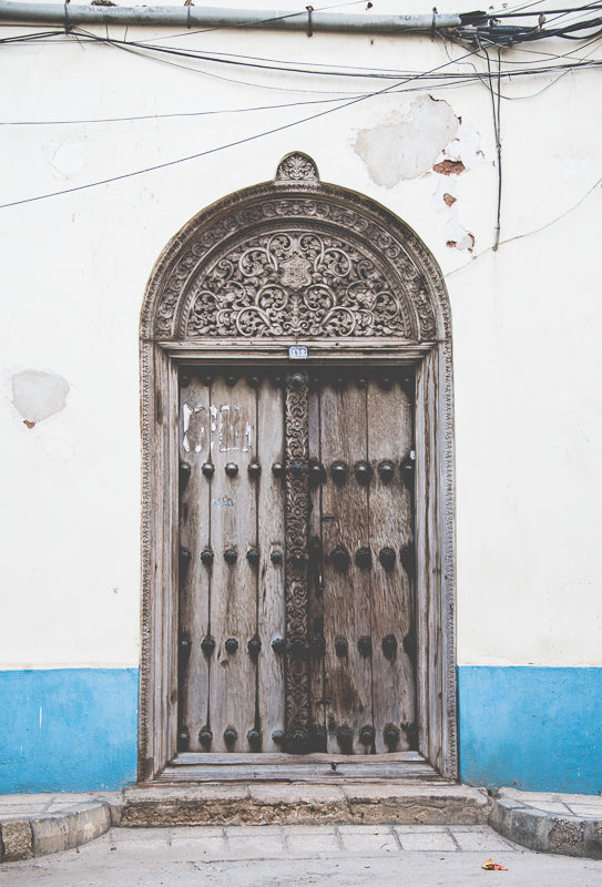 Doors of Zanzibar artwork for wall decor South Africa. Delivery worldwide